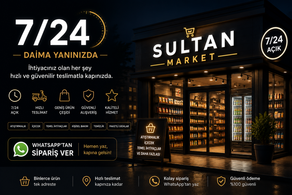 Sultan Market 7/24 mahalle marketi